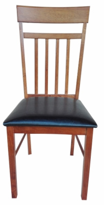Стул обеденный Hv Сarnation (Antique cherry/Кожзам темно-коричневый)