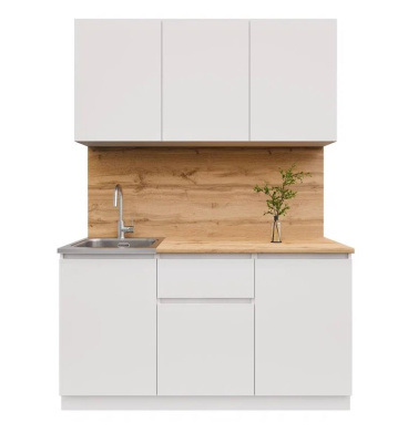 Кухня Лето 1,5 (Белый)