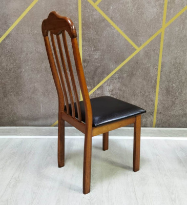 Стул обеденный Hv-23 (Antique cherry/Кожзам темно-коричневый)