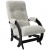 Кресло-маятник Неаполь Модель 12 (Венге-эмаль/Ткань Серый Verona Light Grey)