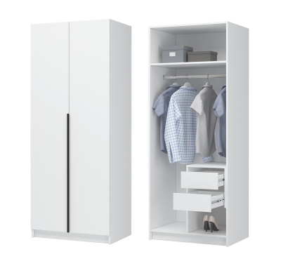 Шкаф Лион 2х створчатый (Белый)