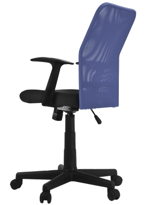 Кресло Гермес (Черный/Синий)