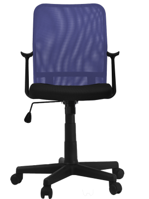 Кресло Гермес (Черный/Синий)